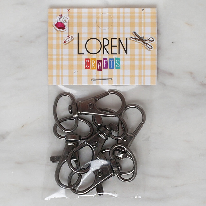 Loren Smoked Clip for Keyholders in 5 .5 cm