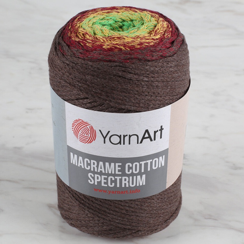YarnArt Macrame Cotton Spectrum Yarn, Variegated – 1305