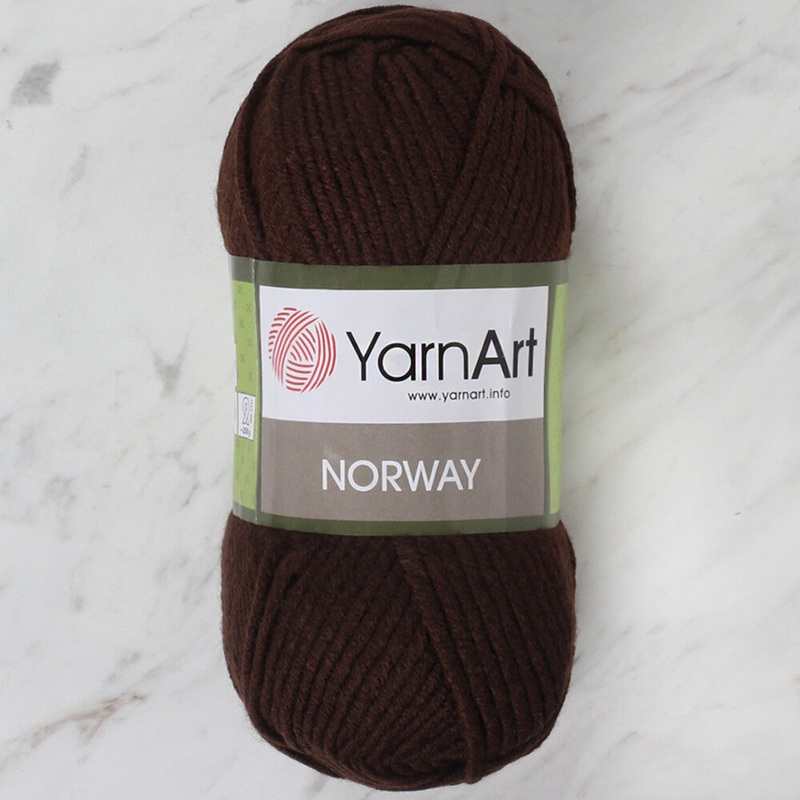 YarnArt Norway Knitting Yarn, Brown – 217
