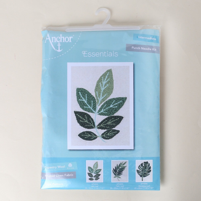 Anchor 20cm Punch Needle Ash Leaf Kit – APN004