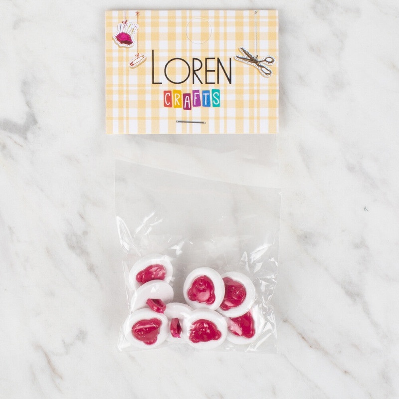 Loren Crafts 8 Pack Button – 626