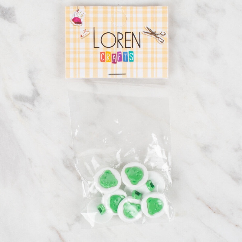 Loren Crafts 8 Pack Button – 627