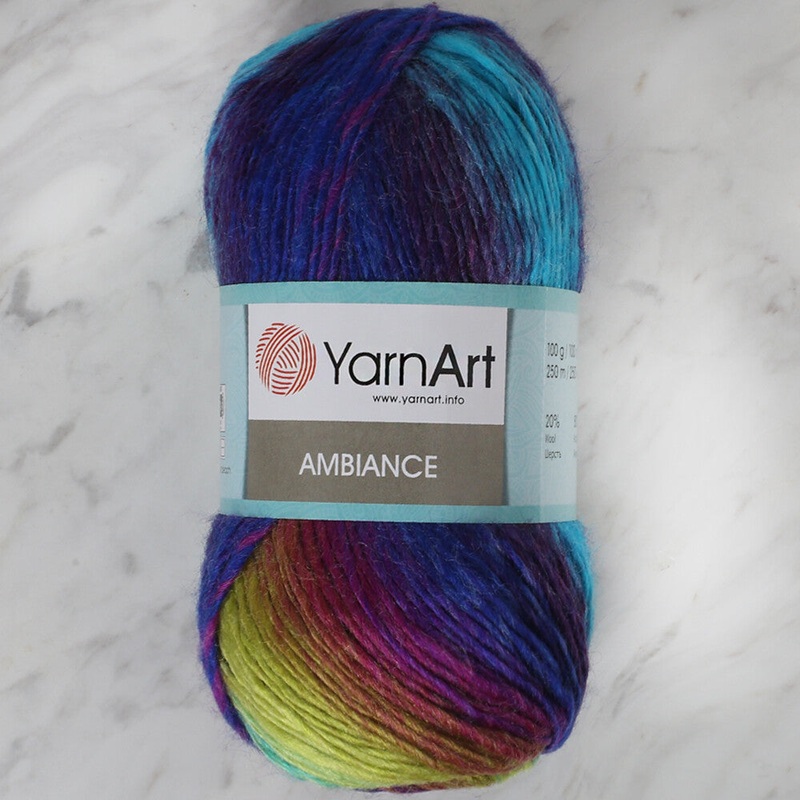 YarnArt Ambiance Knitting Yarn, Variegated – 153
