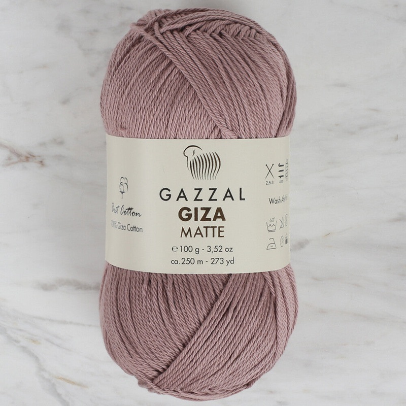 Gazzal Giza Matte Yarn, Brown – 5595
