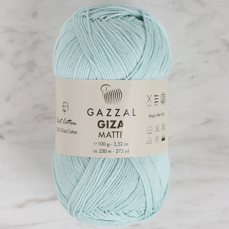 Gazzal Giza Matte Yarn, Light Green – 5582