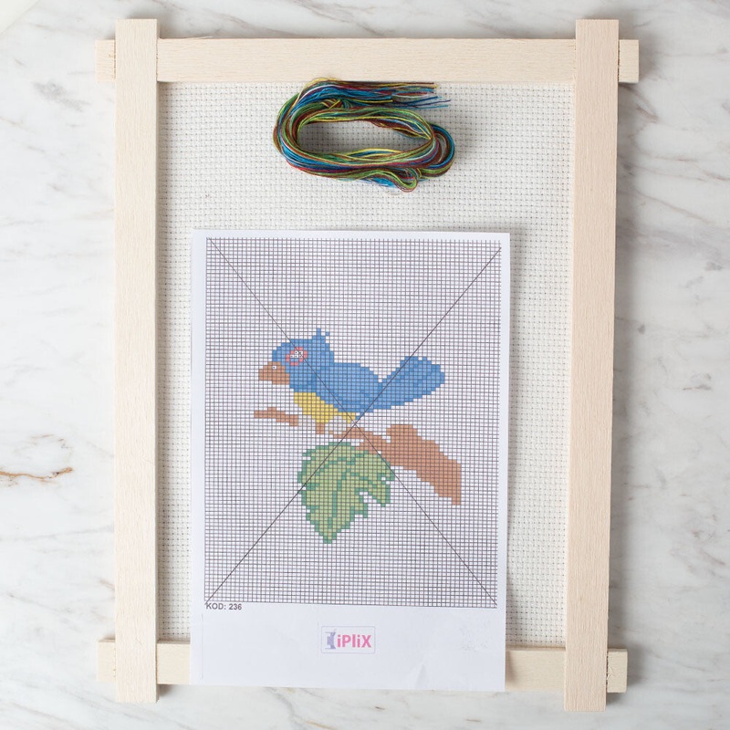Loren Cross Stitch Kit, Bird – 236