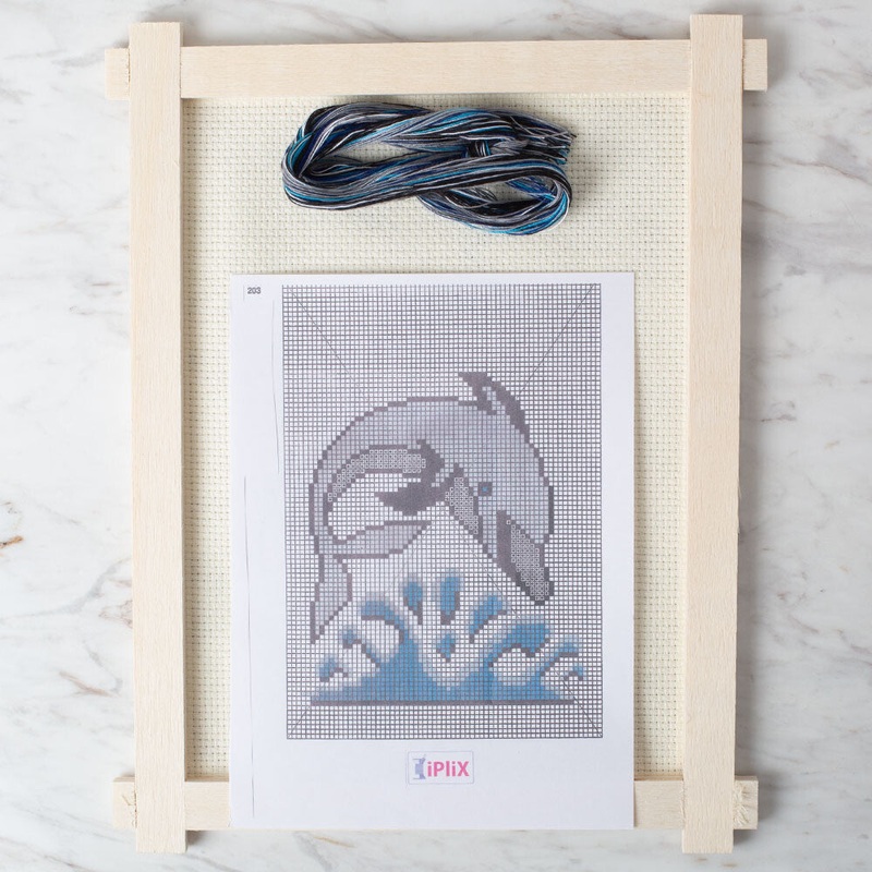 Loren Cross Stitch Kit, Dolphin – 203