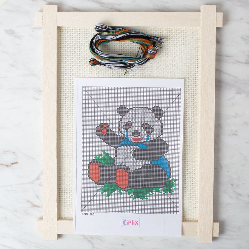 Loren Cross Stitch Kit, Panda – 206