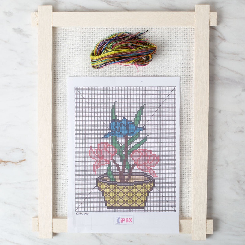Loren Cross Stitch Kit, Rose – 283
