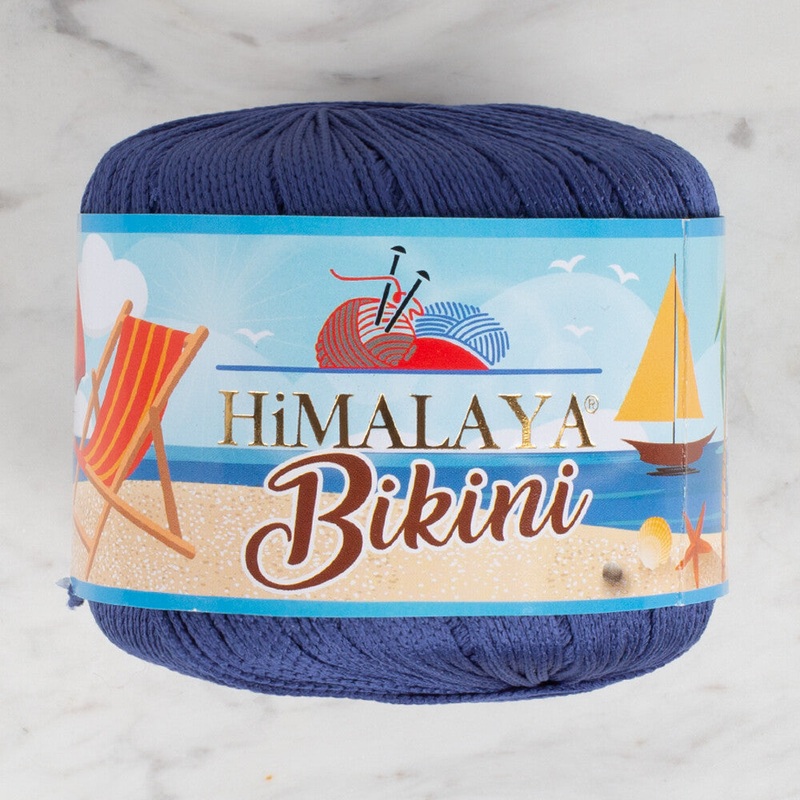 Himalaya Bikini Knitting Yarn, Dark Blue – 80613