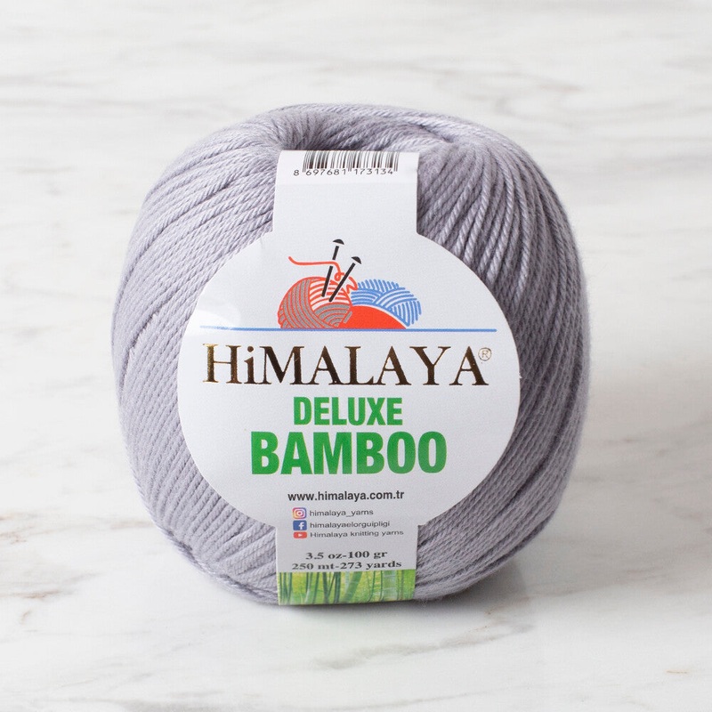 Himalaya Deluxe Bamboo Yarn, Grey – 124-36