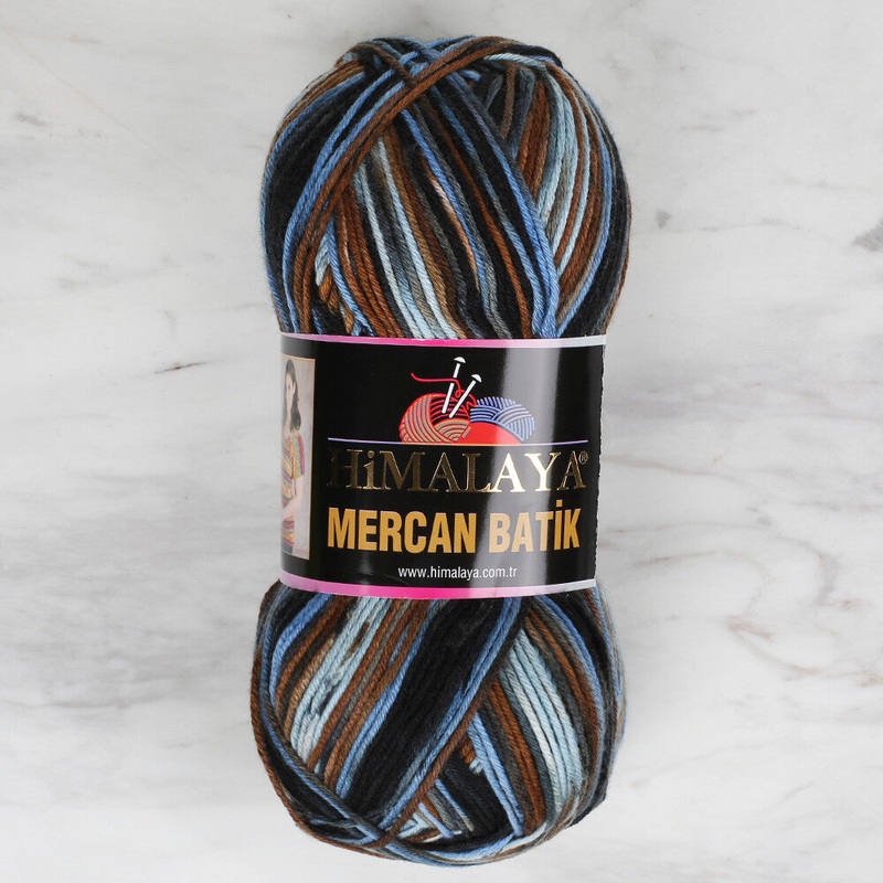 Himalaya Mercan Batik Knitting Yarn, Variegated – 59516