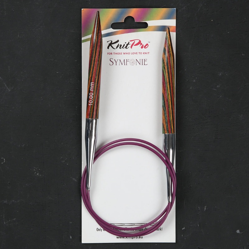Knitpro Symfonie 10mm 80 cm Fixed Circular Needle – 21346