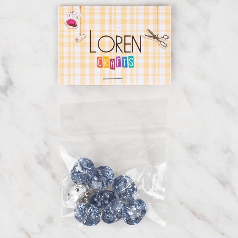 Loren Crafts 8 Pack Button – 0232