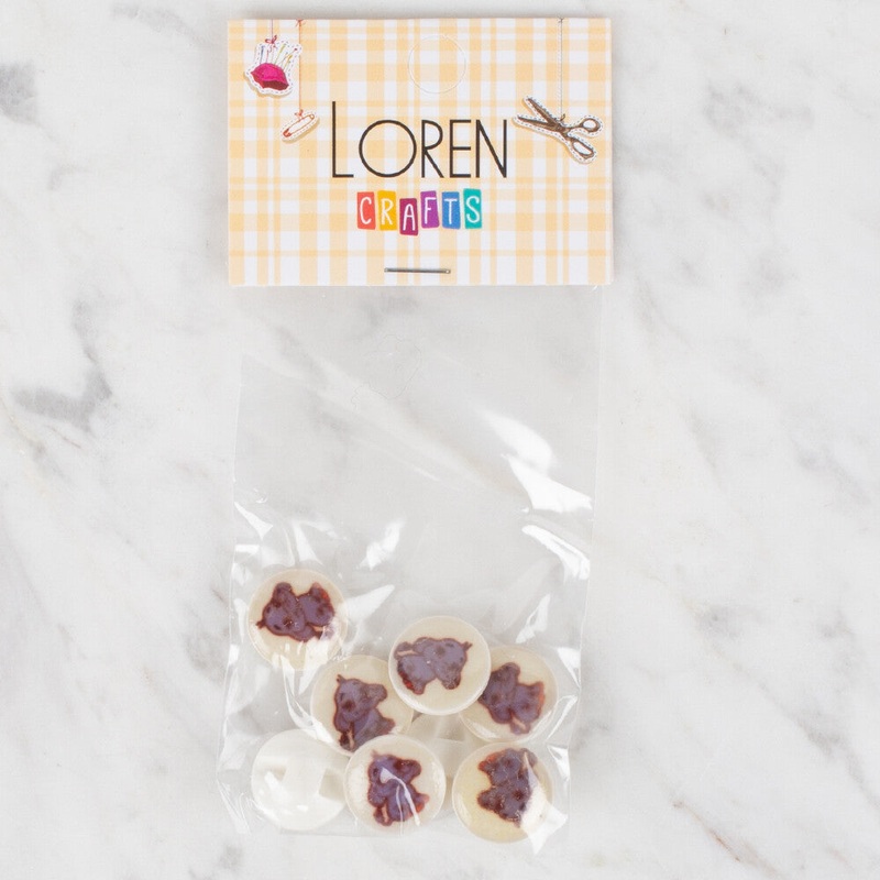 Loren Crafts 8 Pack Button – 0679