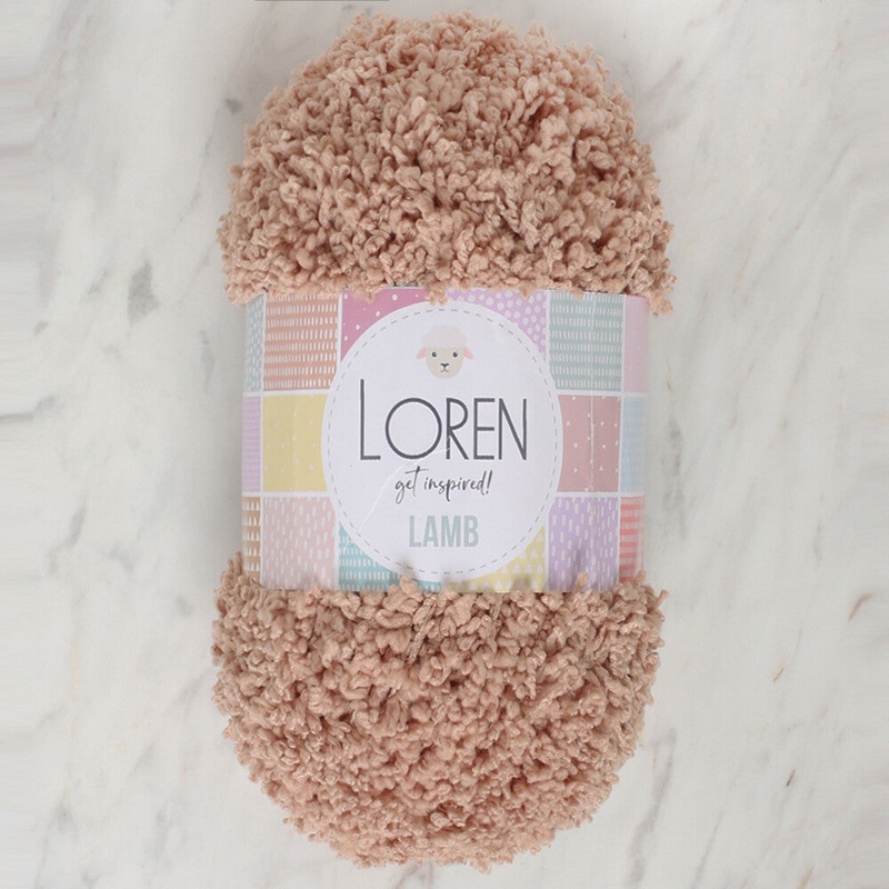 Loren Lamb Baby Yarn, Beige – R083