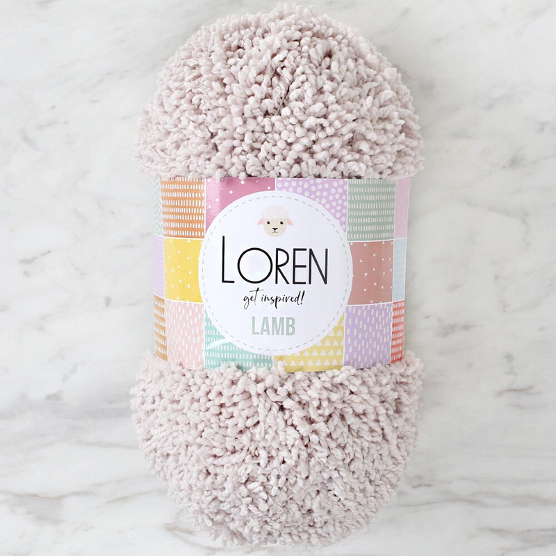 Loren Lamb Baby Yarn, Light Beige – R055