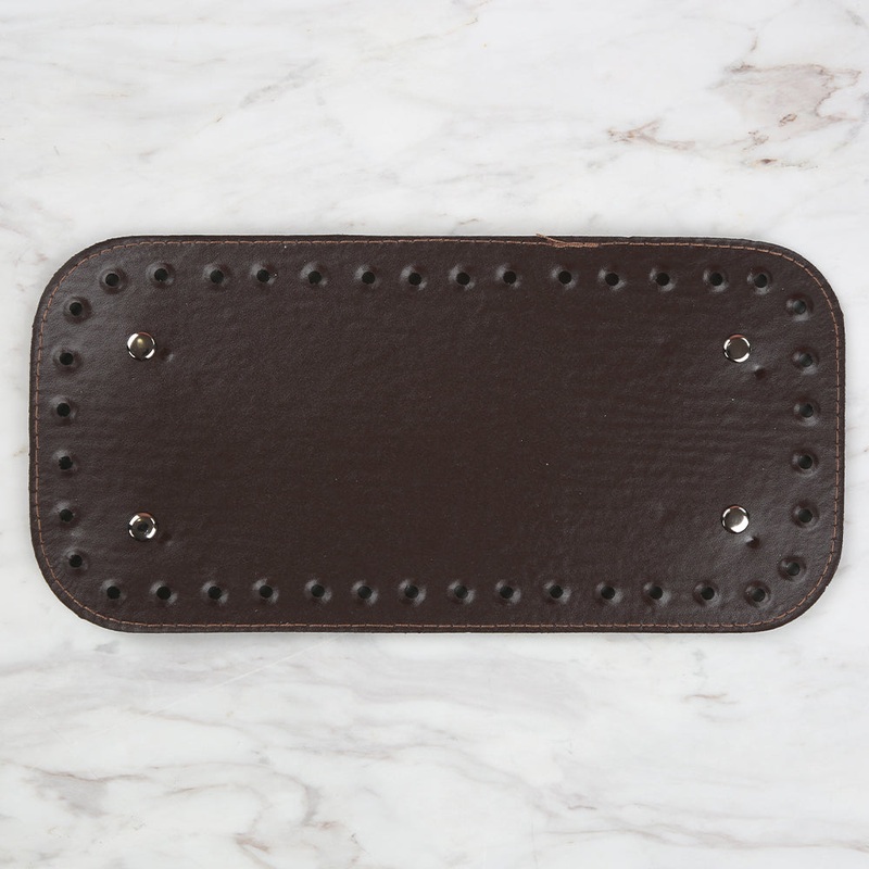 Nas Leather Bag Base 25 cm – Dark Brown