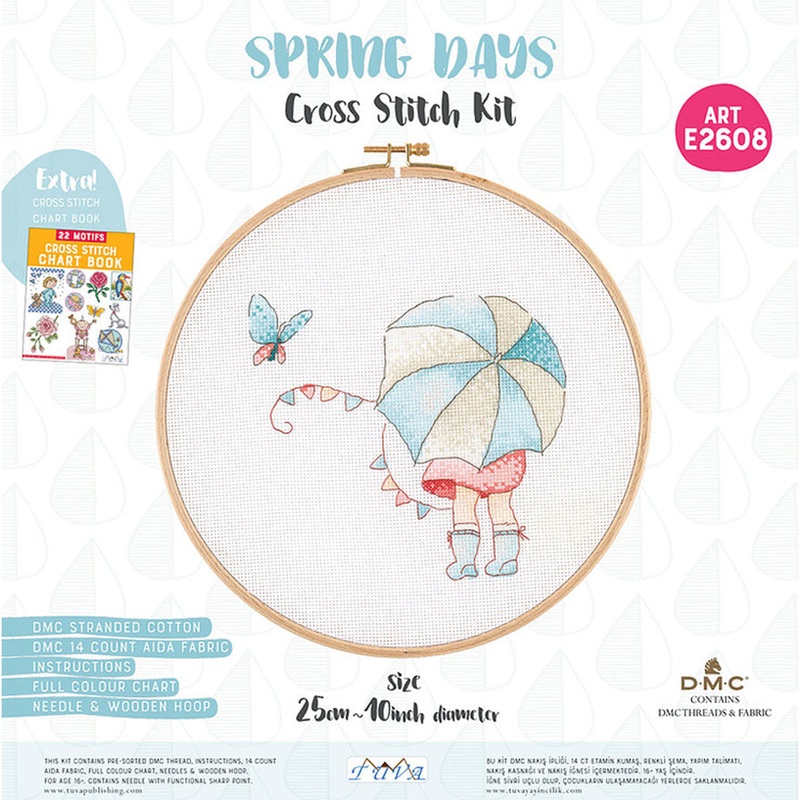Tuva Cross Stitch Kit, Spring Days – E2608