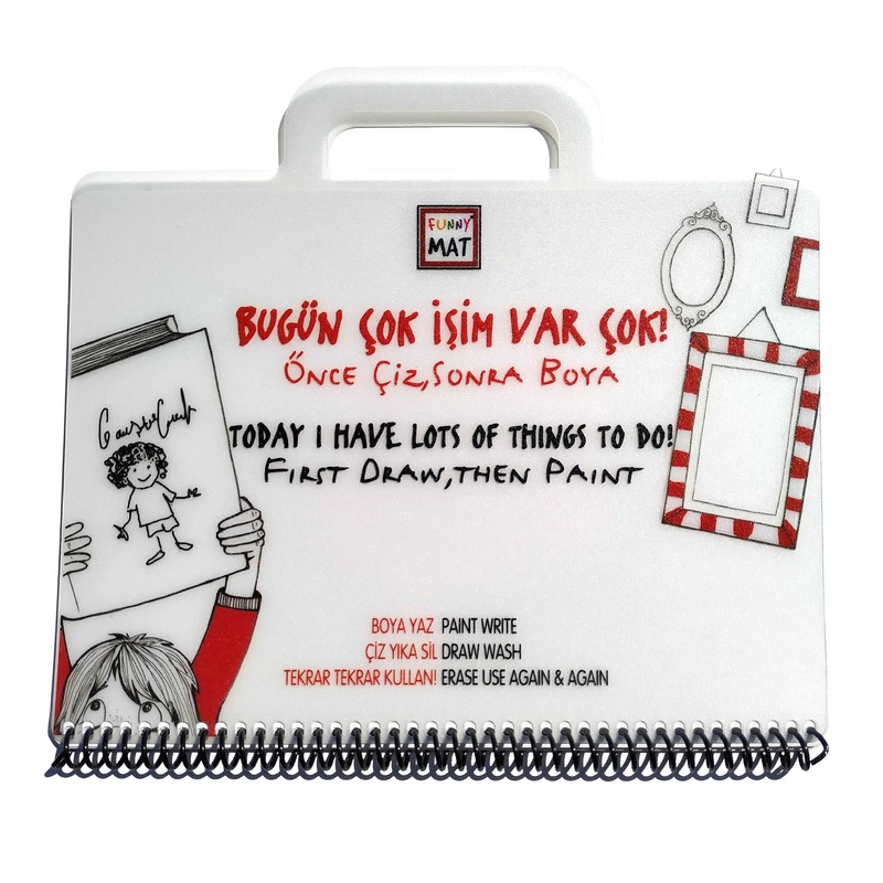 Akademi ocuk Funny Mat – Mini Set – Today I Have Lots of Things to Do!