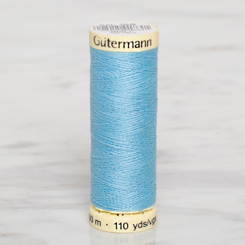 Gtermann Sewing Thread, 100m, Cyan – 196