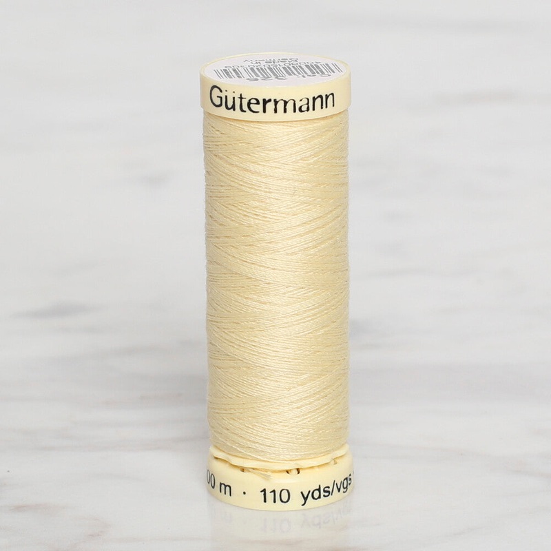 Gtermann Sewing Thread, 100m, Light Yellow – 325