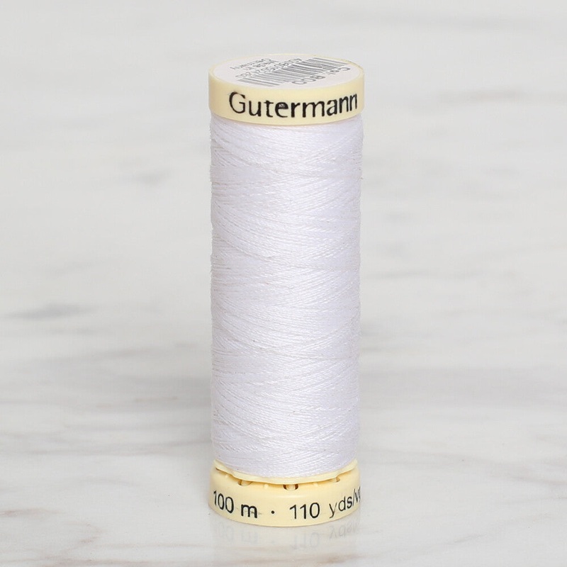 Gtermann Sewing Thread, 100m, White  – 800