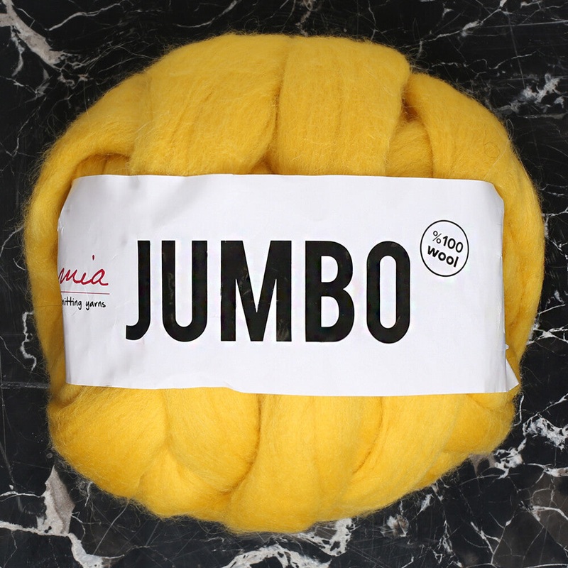La Mia Jumbo Merino Wool, Yellow – J13