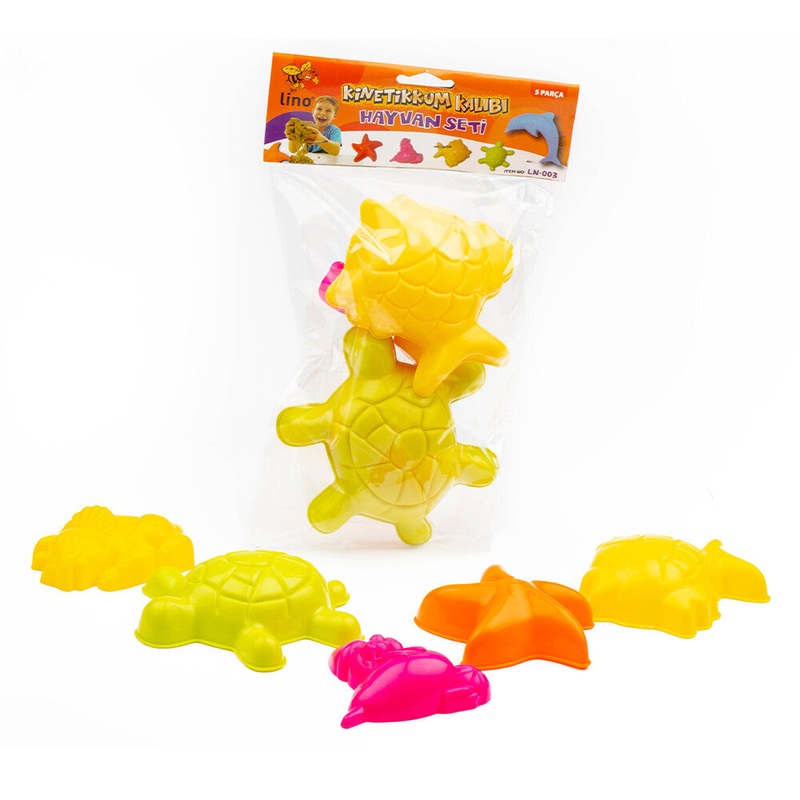 Lino 5 Pcs Kinetic Sand Mold Animal Figures Set – LN-005