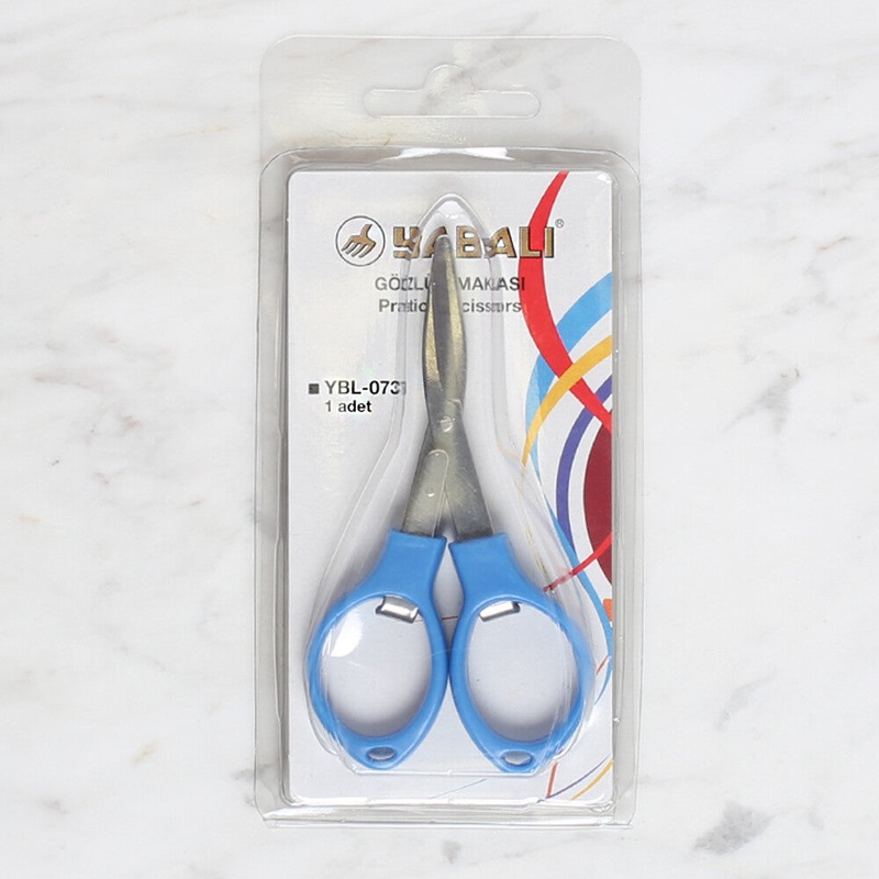 Yabal Folding Scissors, Blue