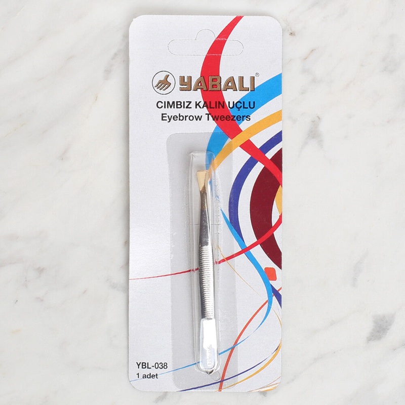 Yabal Thick Point Eyebrow Tweezers – 038