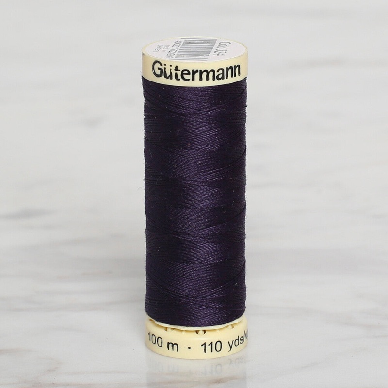 Gtermann Sewing Thread, 100m, Aubergine – 324