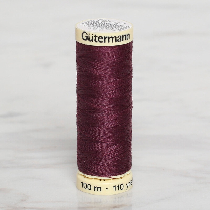 Gtermann Sewing Thread, 100m, Aubergine – 517