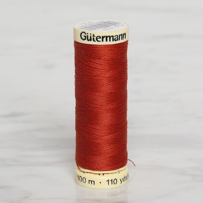 Gtermann Sewing Thread, 100m, Brick – 837