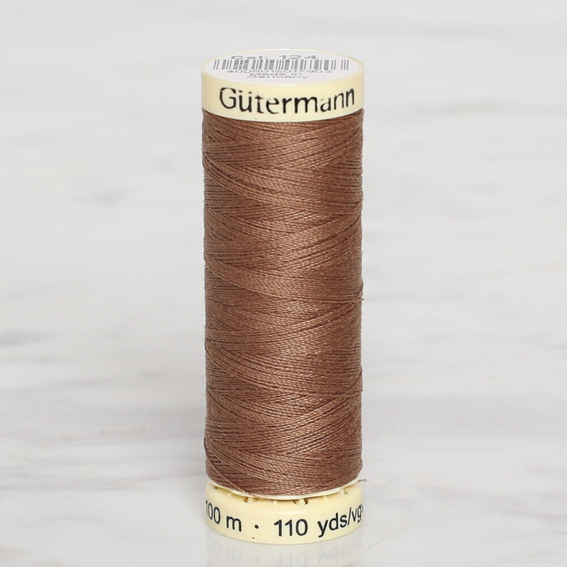 Gtermann Sewing Thread, 100m, Brown  – 124