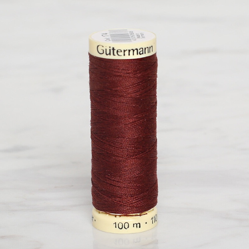 Gtermann Sewing Thread, 100m, Brown  – 174