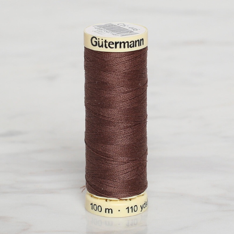 Gtermann Sewing Thread, 100m, Brown  – 446