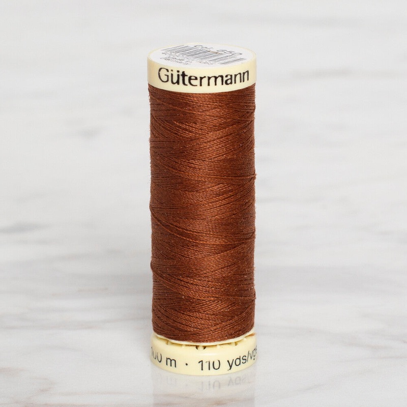 Gtermann Sewing Thread, 100m, Brown  – 650