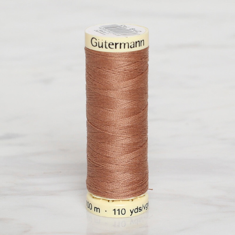 Gtermann Sewing Thread, 100m, Brown  – 842