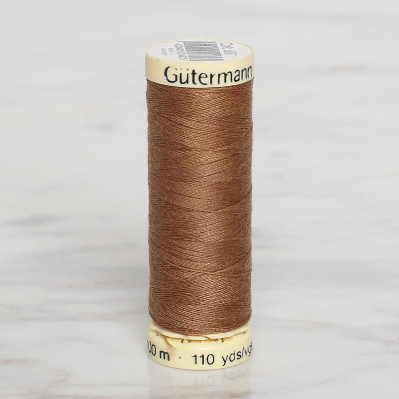 Gtermann Sewing Thread, 100m, Brown  – 887