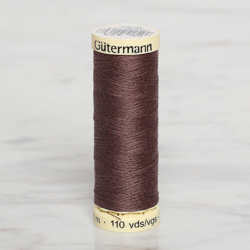 Gtermann Sewing Thread, 100m, Dark Brown – 423