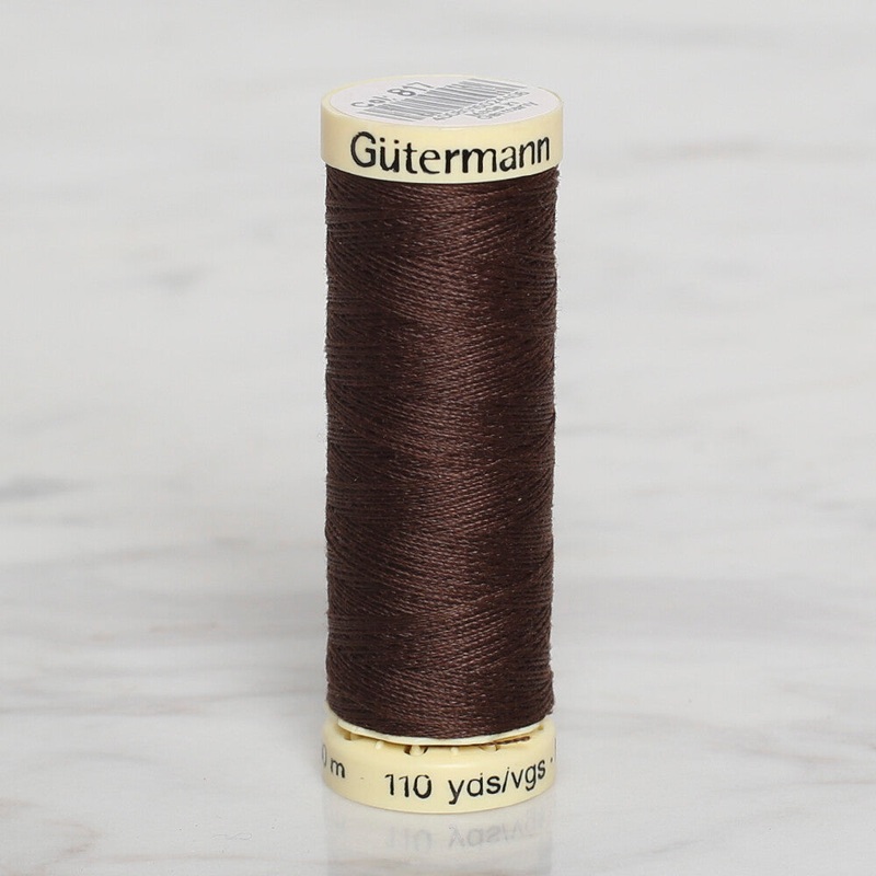 Gtermann Sewing Thread, 100m, Dark Brown – 817