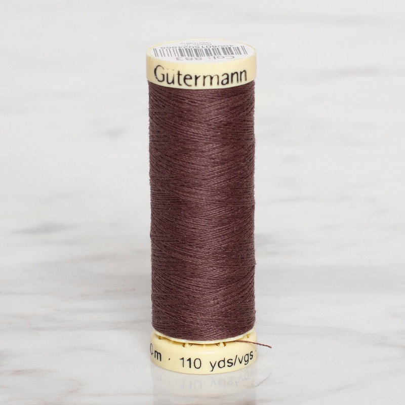 Gtermann Sewing Thread, 100m, Dark Brown – 883
