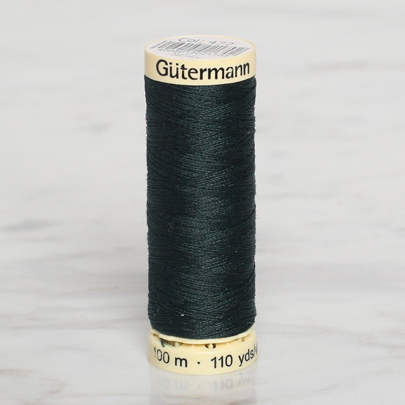 Gtermann Sewing Thread, 100m, Dark Green  – 472