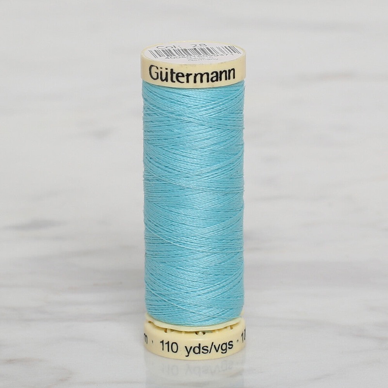 Gtermann Sewing Thread, 100m, Light Blue – 28