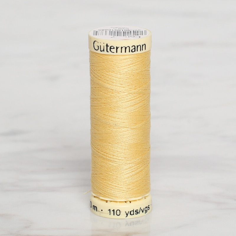 Gtermann Sewing Thread, 100m, Light Yellow – 7