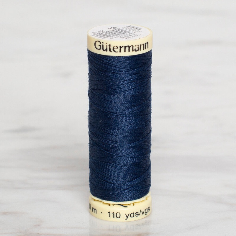 Gtermann Sewing Thread, 100m, Navy Blue  – 13