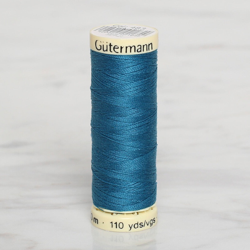 Gtermann Sewing Thread, 100m, Petrol Blue  – 483
