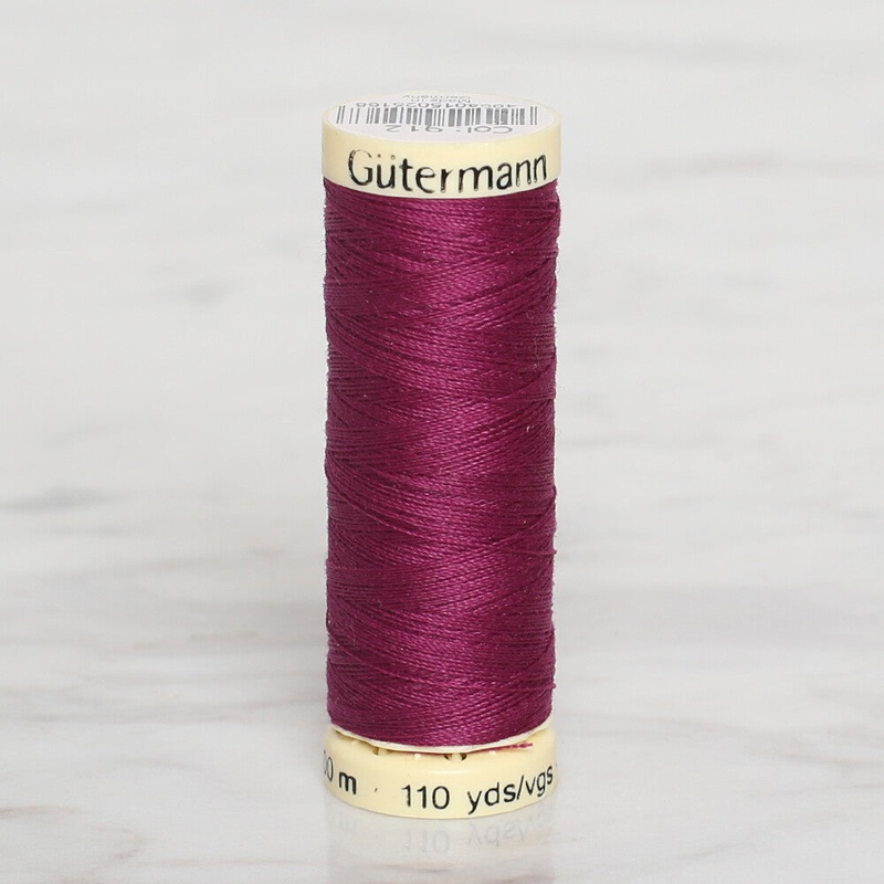Gtermann Sewing Thread, 100m, Plum  – 912