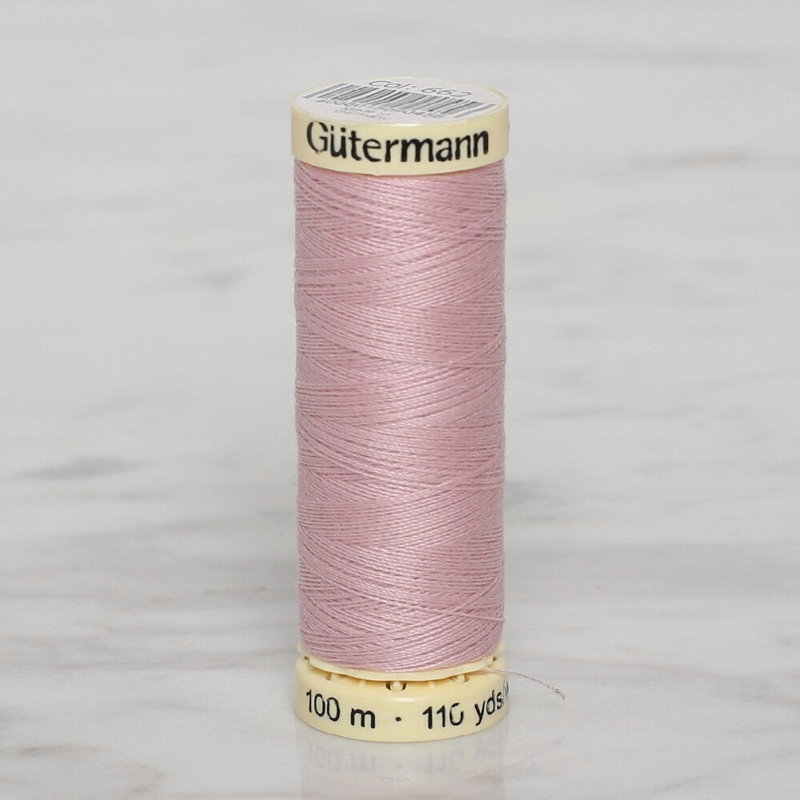 Gtermann Sewing Thread, 100m, Powder Pink  – 662